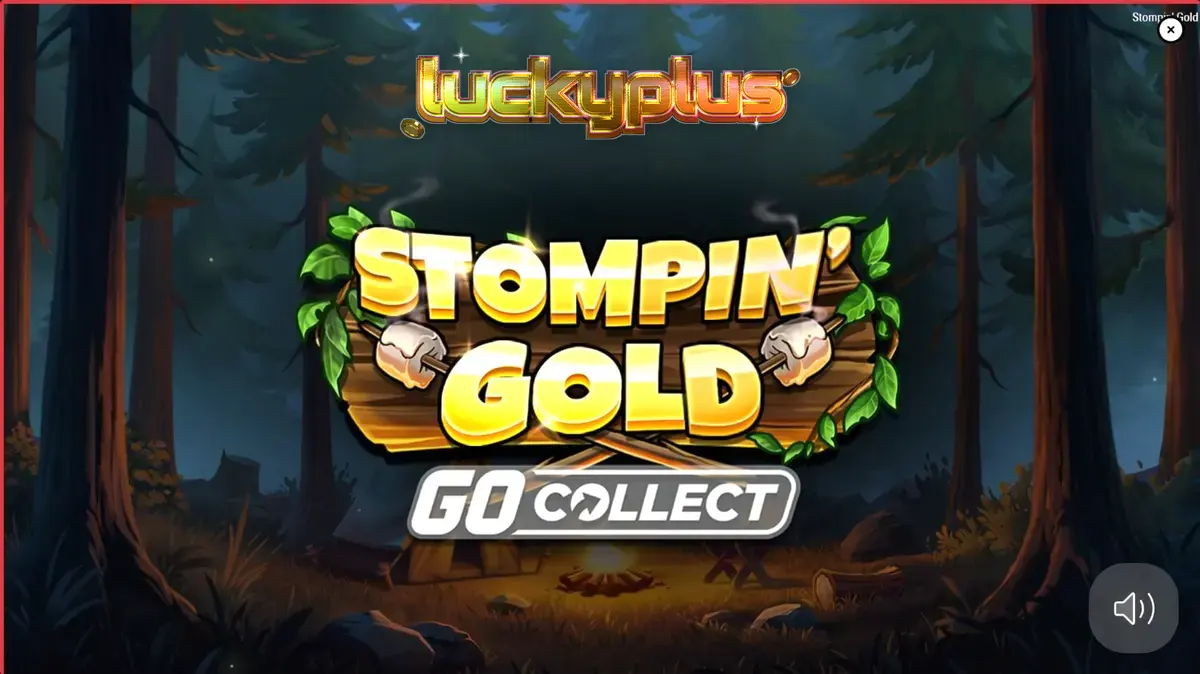 Stompin’ Gold GO Collect slot game interface na nagpapakita ng mga yeti at kayamanan